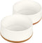 Harry Barker Small Plastic Modern Dog Bowls, 2 Pack