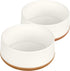 Harry Barker Small Plastic Modern Dog Bowls, 2 Pack