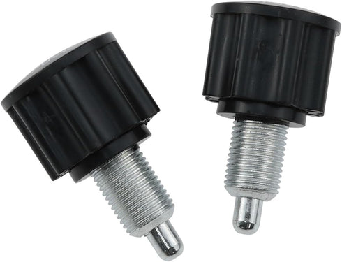 M16 Pop Pull Pin Knob Adjustment for Fitness Equipment, Black 2PCS for Bicycle Equipment