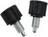 M16 Pop Pull Pin Knob Adjustment for Fitness Equipment, Black 2PCS for Bicycle Equipment