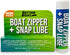 Zipper Wax Zip Lube - Marine Grade Zipper Lubricant Stick and Tool