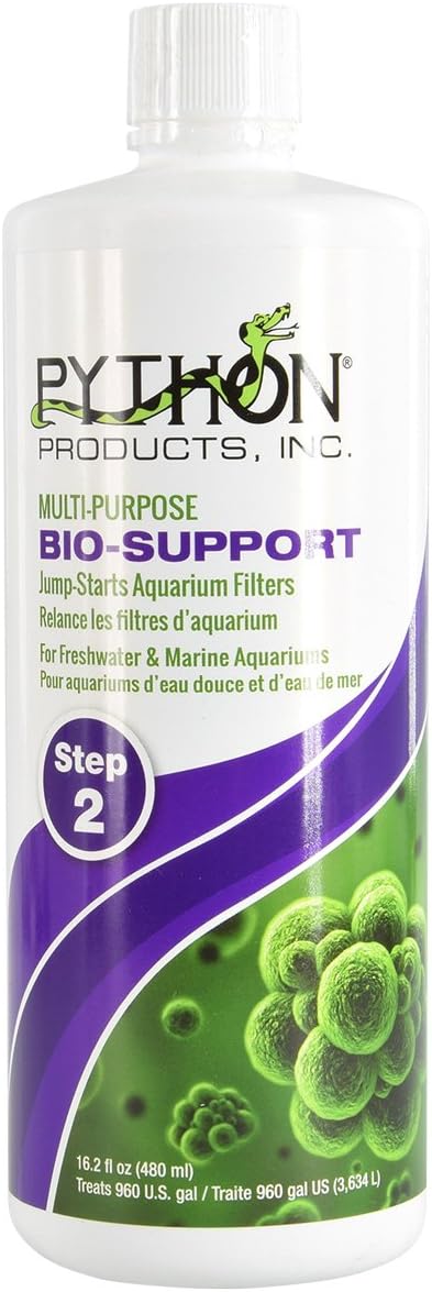 Python Multi-Purpose Bio-Support Jump Start Aquarium Filter - 16.2 oz