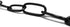 Herm Sprenger Black Stainless Steel Long Link Fur Saver Dog Training Collar for Easy Control (4mm, 63cm)