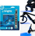 4 Brightz GoBrightz LED Bike Frame Light - LED Bike Frame Light for Night Riding - Modes for Flashing or Constant Glow