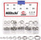 Hilitchi 210Pcs Fishing Tackle Split Rings, High Strength Stainless Steel, 9 Sizes for Heavy Fishing Lures Connector