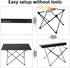 ROCK CLOUD Portable Camping Table - Ultralight Aluminum Folding Beach Table for Outdoor Picnic