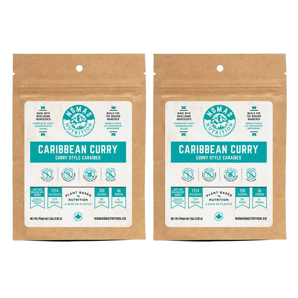 Nomad Nutrition Caribbean Curry | Instant Freeze Dried Backpacking & Camping Food