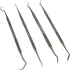 Gun Cleaning Brush & Pick Kit-Double Ended Brass Copper Nylon Steel Brush & Metal Picks Set