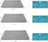 Magic Dog Extra Large Soft Dog Crate Pad, Jumbo 48 Inches Machine Washable Pet Bed with Non-Slip Bottom, Gray