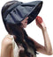 Korean Women's UPF50+ Solar Sun Hat - Ultraviolet Sunscreen Beach Hat with Covered Face