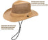 Unisex Fishing Hats Wide Brim Straw Panama Hat Fedora Beach Sun Hat UPF50+