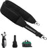 Golf Bag Shoulder Strap, Upgraded Single Padded Adjustable Straps, Universal Replacement (All in Black, 1 Pack)