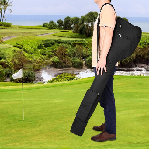 Golf Sunday Bag - Driving Range Mini Course Training Practice Golf Bag Travel Case