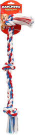 Mammoth Flossy Chews Color Rope Tug – Premium Cotton-Poly Tug Toy for Dogs – Interactive Dog Rope Toy – Tug Dog Chew Toy