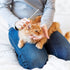 Wooden Handle Grooming Comb for Dogs and Cats - Double-Sided Pet Grooming Tool