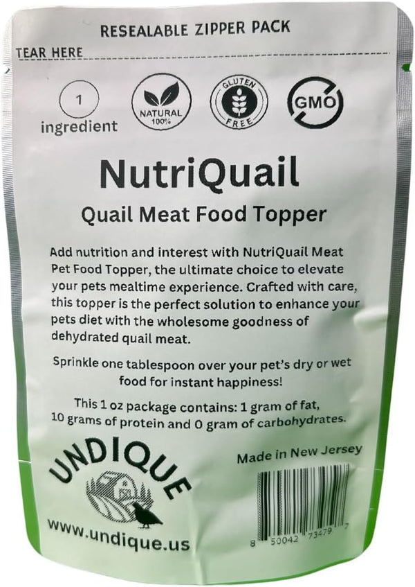 NutriQuail Meat Pet Food Topper