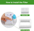 Pet Fountain Filters - 16 Carbon and 4 Foam Pre-Filters for Ceramic/Cupcake Pet Fountain