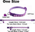Pink Dog Collar with Bell, 2-Pack Basic & Reflective Cat Collars for XXS XS Small Tiny Dogs, Neck 7-12 inch