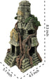Aquarium Angkor Wat Buddha Statue Temple Decorations, Fish Tank Zen Ornament for Good Luck