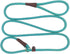 BTINESFUL 7FT Slip Lead Dog Leash, Strong Nylon Rope, 1/4 & 1/2 inch Diameter for Small Medium Large Dogs - Green Dot