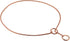 Alvalley Metal Chain Dog Show Collar, Pet Slip Collar for Shows, Fine Brass Snake Chain, Adjustable for All Dog Sizes