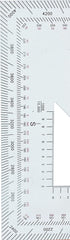 1.2mm Transparent Plastic Military UTM/MGRS Coordinate Scale Map Reading and Land Navigation Topographical Map Scale