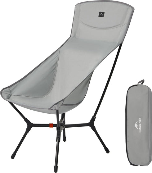 Naturehike YL01 Plus Snap Camping Chair, 1 Second Setup Frame, Portable Backpacking