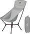 Naturehike YL01 Plus Snap Camping Chair, 1 Second Setup Frame, Portable Backpacking