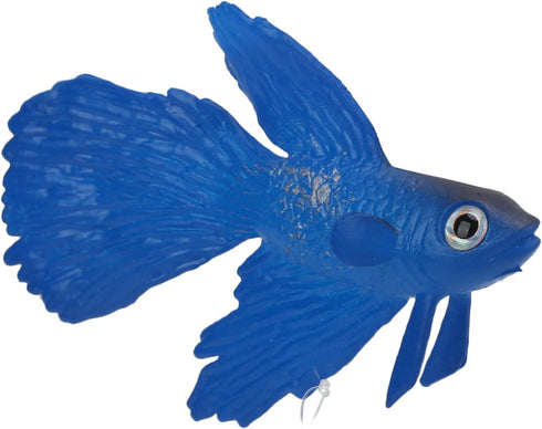 Tnfeeon 3 Pieces Lifelike Aquarium Fish Ornament - Environmentally Friendly Silicone Colorful Gold Fish
