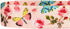 Blueberry Pet 9 Patterns Durable Spring Scent Inspired Rose and Butterfly Print Dog Leash 4 ft x 1", Large, Pastel Pink