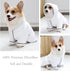 (3XL, Dog Bathrobe, Microfiber Fast Drying Absorbent Hooded Bath Towel White for Puppy Small Medium Large Dog Cat