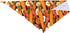 Generic Carrot Egg& Bacon Medley Pet Triangle Bandana for Dogs Cats, Polyester Pet Scarf Fashion Pet Decoration