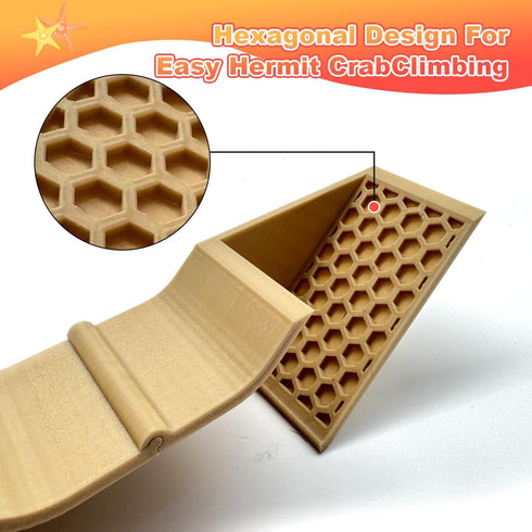 Hermit Crab Underground Tunnel Cave - Hermit Crab Climbing Tank Accessories Hide, Hermit Crab Climbing Toys, Hermit