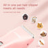 Dog Cat Home Hair Clipper, Portable Electric Grooming Kits, Pink, TS006