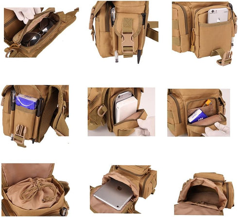 Multi-Purpose Tactical Drop Leg Bag Tool Fanny Pack, Military Utility Pouch in 7 Colors