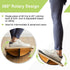 StrongTek Professional Wooden Balance Board - Rocker Board for Under Desk, Core Strength and Stability