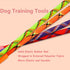 2 Pcs Dog Training Stick, Durable Silicone Whip with Non-Slip Grip for Indoor & Outdoor Training (Pink + Green)