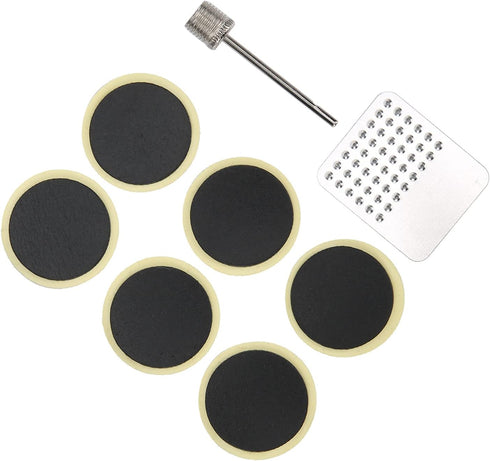 Tyre Glueless Patch - Small Lightweight Inner Tube Repair Kit for Fixed Gear Bikes, Repair Tool Kit