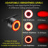 Smart Bike Tail Light: Auto On/Off Rear Bicycle Flashlight, High Lumen Daytime Strobe USB Rechargeable Safety Red LED