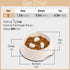 SUPERDESIGN Slow Feeder Dog Bowl - 1/2 Cup Slow Feeding Bowl for Small Medium Breed, Non Slip Puzzle Bowl