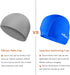 Firesara Fabric Swim Cap, High Elasticity for Long and Short Hair, Breathable Fit for Women, Men, Kids