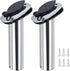 Hoffen 2Pcs Boat Stainless Steel Fishing Rod Holder Flush Mount with PVC Cap, 15/30/90 Degree