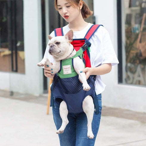 Dog Carrier Backpack, Pet Front Carrier for Small Medium Dogs, Hands-Free Cat Backpack, Airline Approved