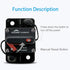 Young Marine Circuit Breaker for Boat Trolling with Manual Reset, Waterproof, 12V-48V DC