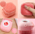 KEEPLKVOC 9PCS (9PCS-Pink) Small Animal Grooming Kit, Cleaning Brush Removes Loose Hair, Pet Bath Brush,Shampoo Brush