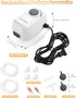 3W/6W Adjustable Aquarium Air Pump, Super-Powerful & Quiet Aerator for Fish Tanks up to 100/200 Gallon