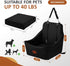 Straps,3 WOOAIDAGG Dog Car Seat for Medium Sized Dog,Pet Travel Car Bed with Seat Belt Channle,Fully Detachable
