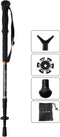 G2 GO2GETHRE Multipurpose Telescopic Trekking Poles, Strong Aircraft Alloy Walking Sticks for Hiking, 1pc