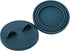 OHMO 2 Pack Dog Food Can Lids, Universal Size BPA Free Silicone Covers for Cat and Pet Food, Dark Blue