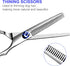TINMARDA 6 in1 Professional Dog Grooming Scissors Kit, Titanium Coated Dog Scissors for Grooming, Grooming Shears Kit